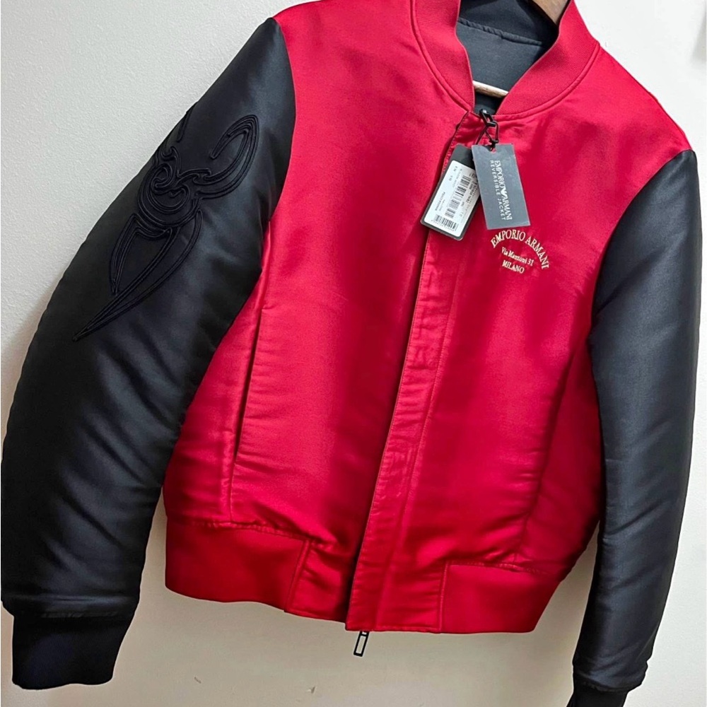 Emporio Armani Red Reversible Jacket